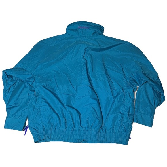 Vintage Columbia Whirlibird Ski Jacket Women's XL Retro Teal Pink 80s 90s Lined - Picture 3 of 11
